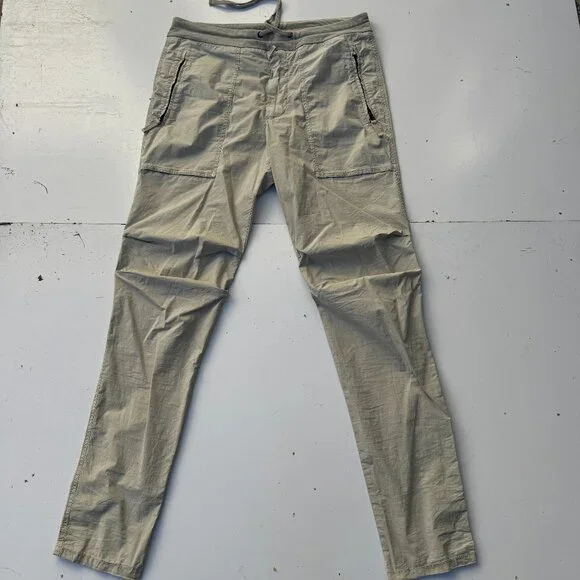 James Perse Stretch Poplin Zip Pocket Pant - Paste Pigment Size 1 (30"-32") - Picture 2 of 16